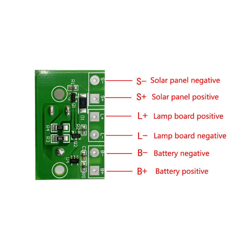 3.7V Solar Spotlight Controller Circuit Board Outdoor Lighting System Repair Module Integrated Power Switch Lawn Lamp Parts