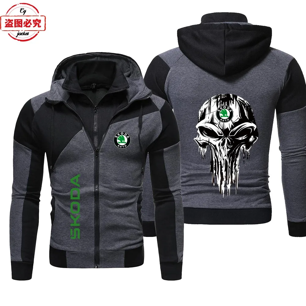 WRC rally Skoda racing car logo jacket racing suit men's top casual sweater skoda car logo jacket