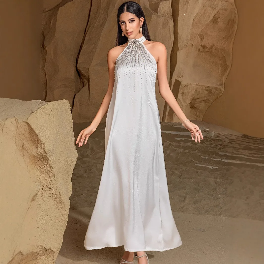 Long Skirt Regular Sleeve Set Maxi Length Socialite Style with Elegant Conventional Sleeve Spring Long Dress Set for Women