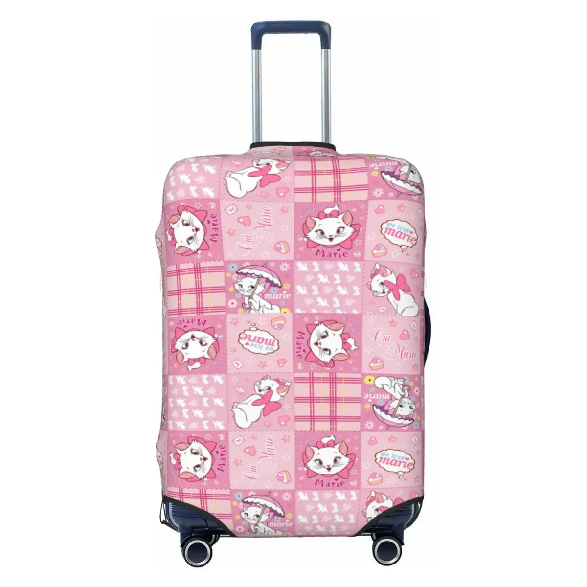 

The Aristocats Marie Cat Travel Luggage Cover Elastic Cartoon Kitten Suitcase Cover Protector Fit 18-32 Inch