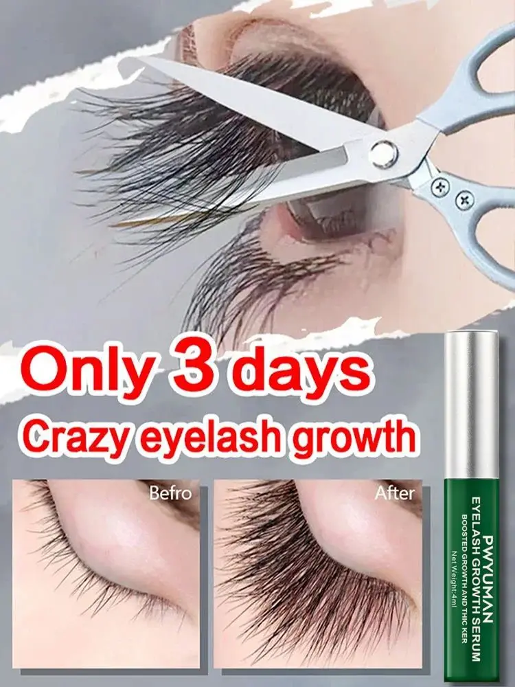 7 Days Fast Eyelash Growth Serum Natural Thick Slender Curly Eyelash Growth Solution Eyelash Lift Lengthening Korean Cosmetics