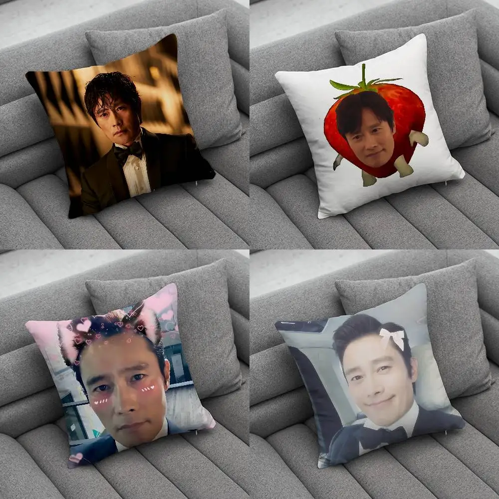 

L-Lee Byung Hun Pink Bow Pillow Case Pillowcase Home Sofa Cushions Car Cushions Pillowcover Office Pillowshell Pillow