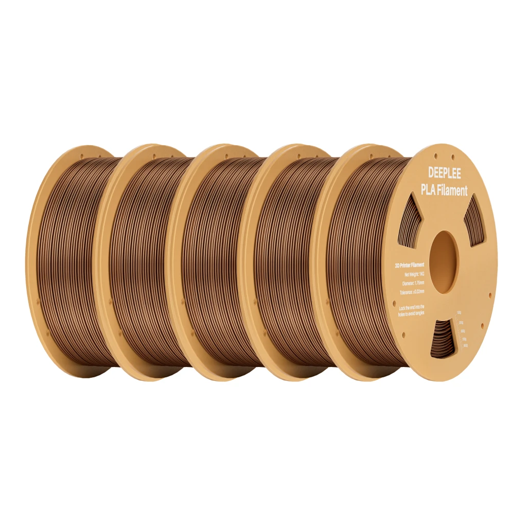DEEPLEE PLA 3D-Drucker Filament PLA Filament 1,75mm 10KG, Sorgfältig Gewickeltes 3D-Druck Filament 1,75mm, Passend für die Meisten FDM 3D-Drucker