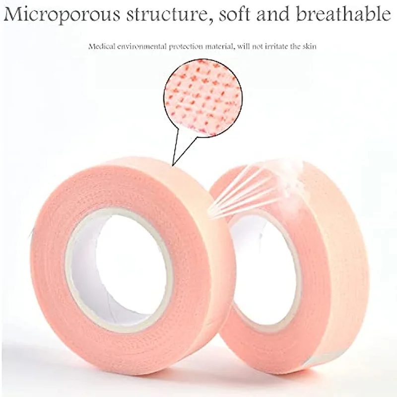 6pcs Eyelash Extension Tape for Breathable Microporous Fabric with Makeup Tools Wholesale of Eyelash Extension Products