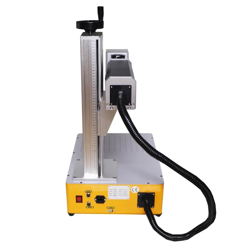 JPT MOPA M7 60W 100W Desktop Fiber Laser Marking Machine Engraver D80 Rotary Axis Raycus Max 20/30/50W Nameplate Metal Marker