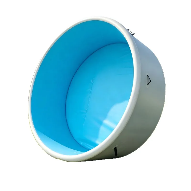 300x120 cm Round Inflatable Pool Made of Monofilament Material outdoor Family Pool for Summer Water Fun in The Backyard
