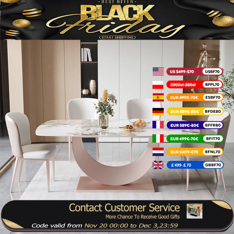 

Waterproof Party Dining Tables Design Restaurant Kitchen Living Room Dining Tables Modern House Tavoli Da Pranzo Furniture Home