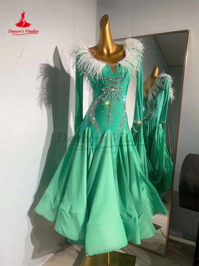 Modern Dance Dress for Women Long Sleeves Rumba Ballroom Waltz Performance Competiton Clothing Skirt Social Dancing Dresses - AliExpress 200000532 Modern Dance Dress for Women Long Sleeves Rumba Ballroom Waltz Performance Competiton Clothing Skirt Social Dancing Dresses - AliExpress 200000532