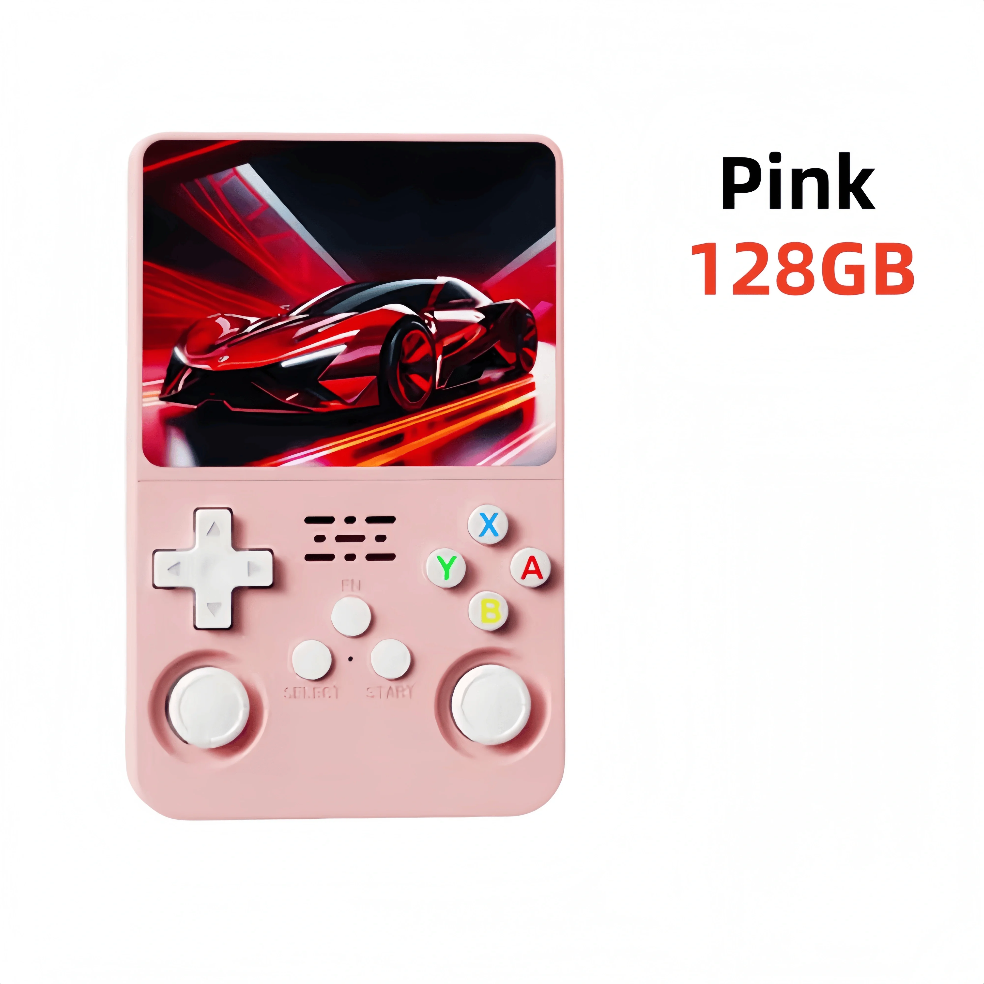 Retro R36S Handheld Videogameconsole, 3,5 inch IPS-scherm, draagbare zakspeler met 128GB voorgeïnstalleerde games, Linux-systeem