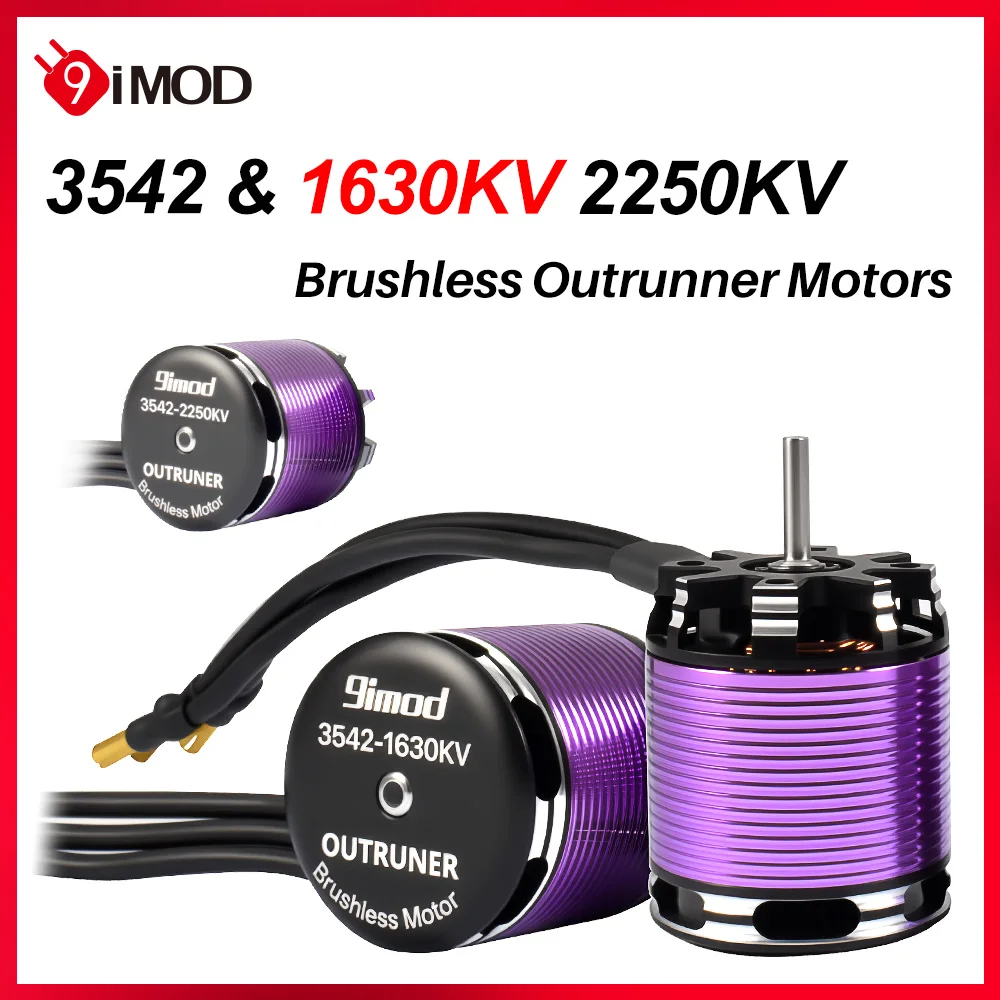 9IMOD Brushless Motor ESC Combo 3542 Outrunner Motor 80A ESC for 1/10 1/12 RC Crawler Car Axial SCX10 Traxxas TRX-4 TRX-6 Tamiya