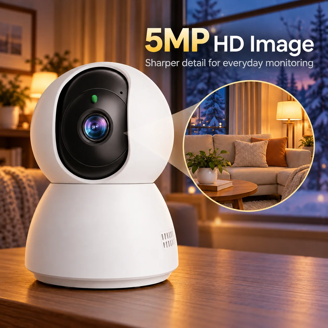 5MP 360° Smartlife Home Securi - Home Security Flood Lights ulasan dan harga
