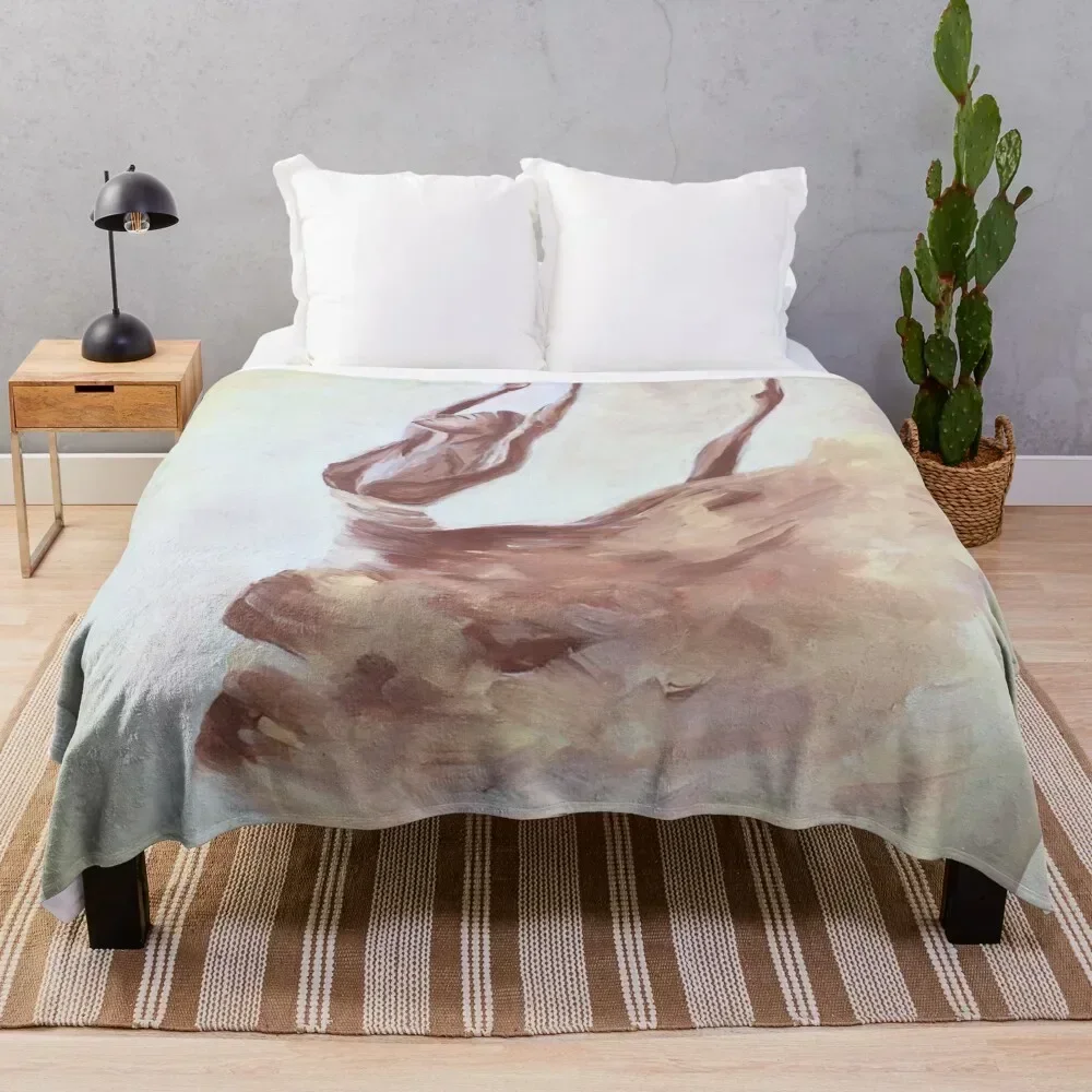 

Ballerina. Ballet dancer. Dance. Ballerina painting Throw Blanket Air Conditioner Soft Blanket for Office Home