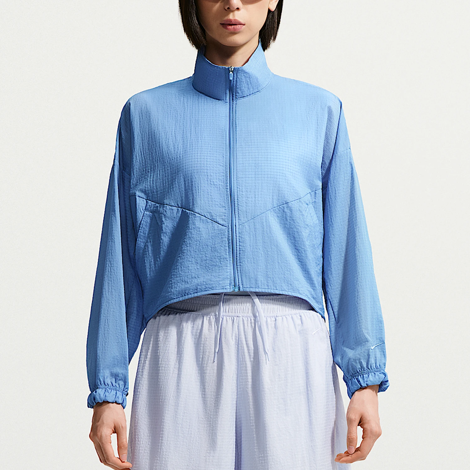 Nike genuine women's comfortable, breathable, skin friendly stand up collar sports jacket jacket jacket IF0588-486