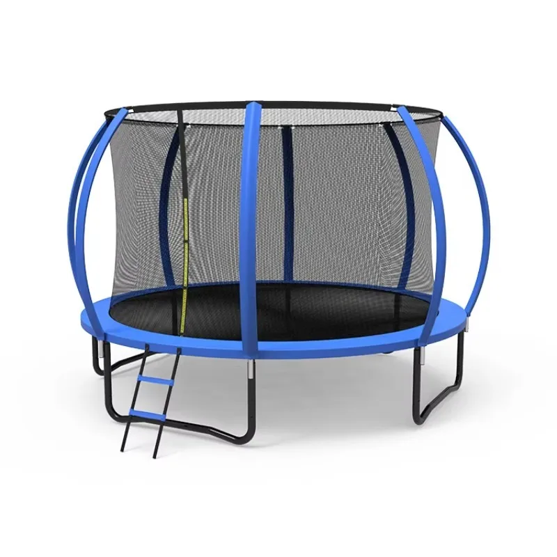 

Heavy-Duty Kids Trampoline - Indoor Outdoor Jumping Equipment with Enclosure Net, Jumping Mat & Spring Cover Padding
