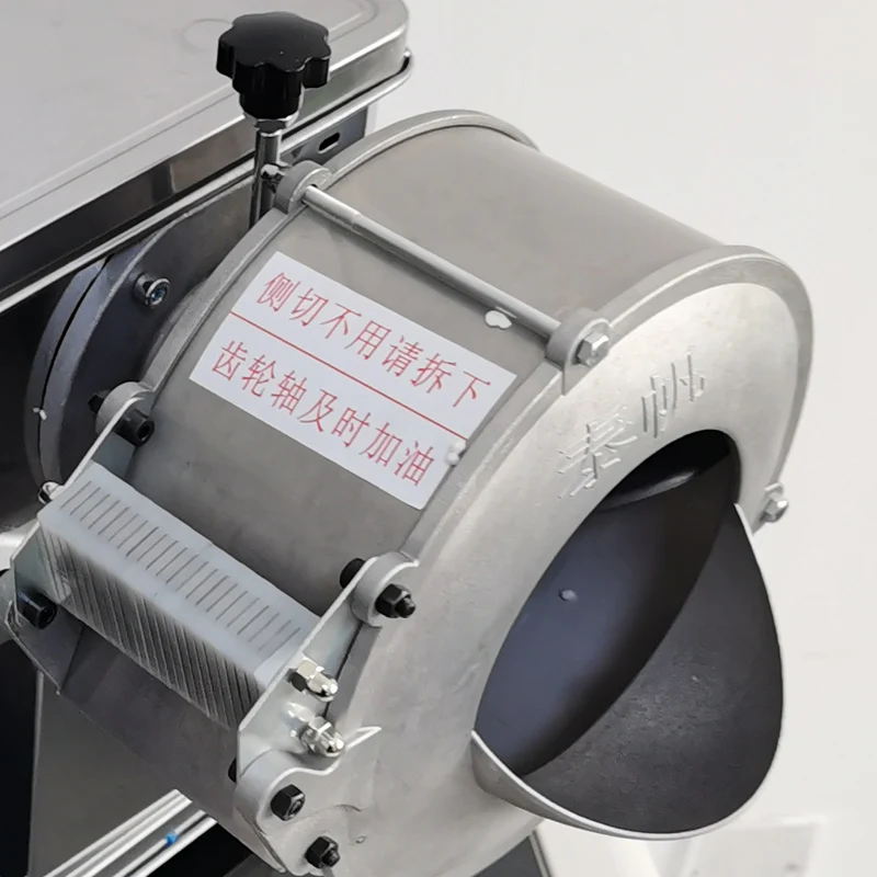 Commercial Electric Meat Slicer 160Kg/H 850W Stainless Steel 2.5-15mm Blades Meat Cutter Slicing Kitchen Appliance