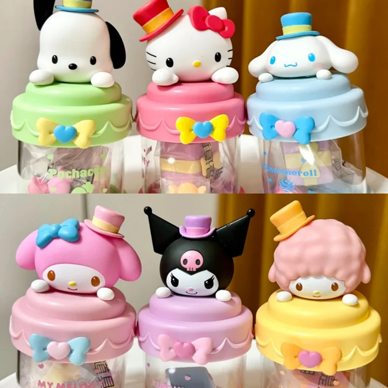 

Подлинная волшебная банка Hello Kitty Surprise, серия слепая коробка, орнамент Kuromi Pochacco, трендовая кавайная милая мультяшная игрушка, подарок на день рождения