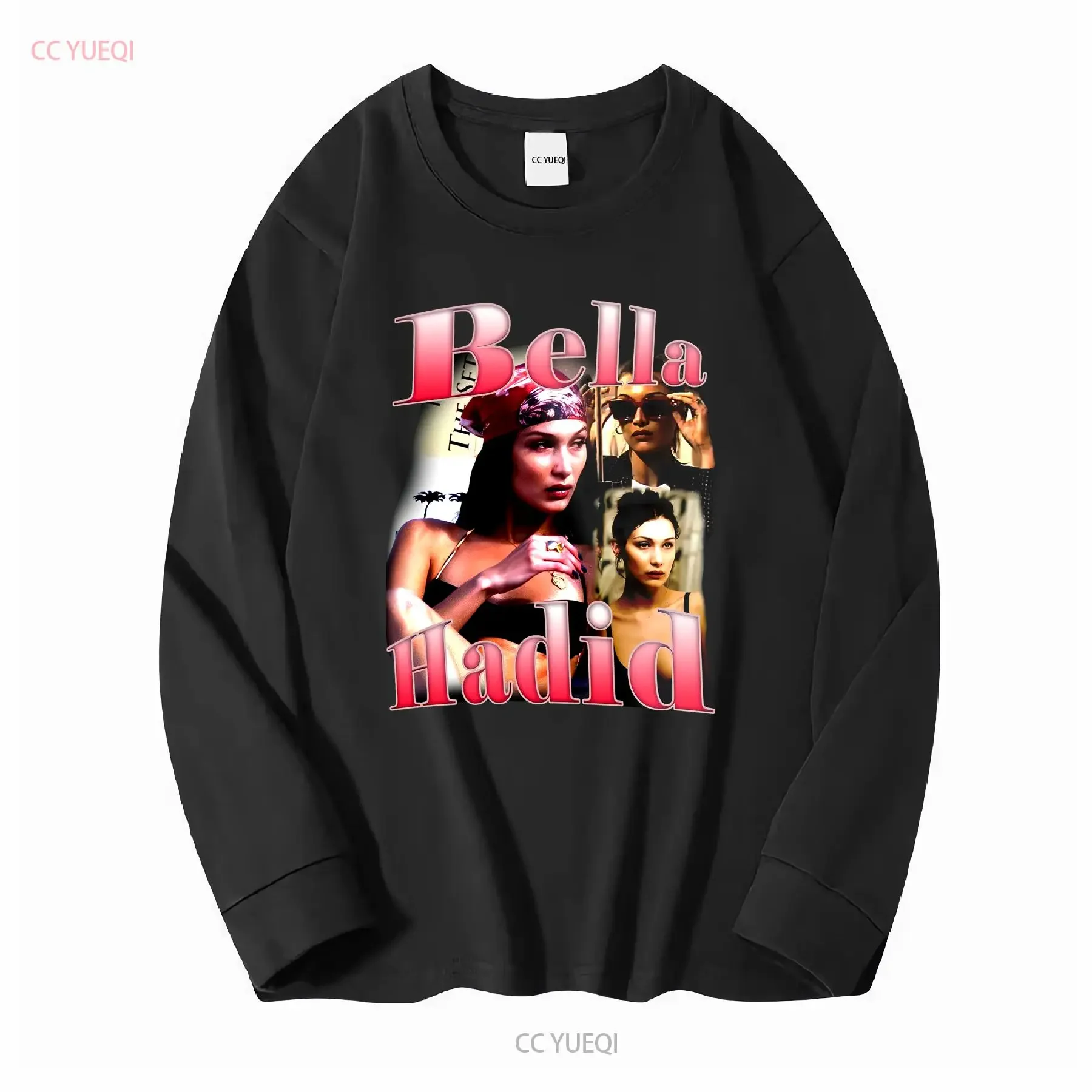 Bella Hadid Vintage 90s T Shirt All Size vintage Washed Unisex streetwear Breathable Top For Everyday Wear graphic Versatile