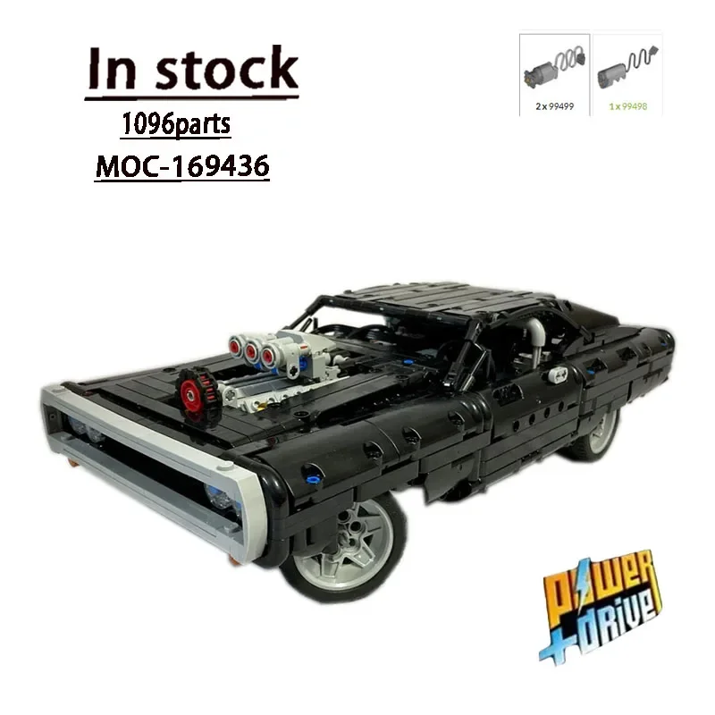 

MOC-169436Classic Sports Car Splicing Assembly Building Block Model1096Building Block Parts MOC Creative Building Block Toy Gift