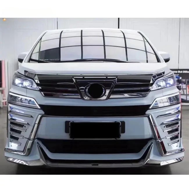 2015 upgrade 2019 vellfire ANH30 SC body kit modellista kits front bumper  for Toyota Vellfire bodykit