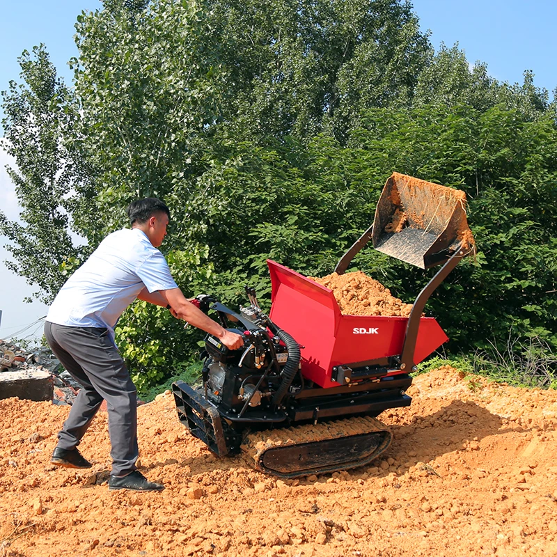 Mini Transporter Hydraulic Crawler Tracked Vehicle Small Dumper Truck Mini Dumper