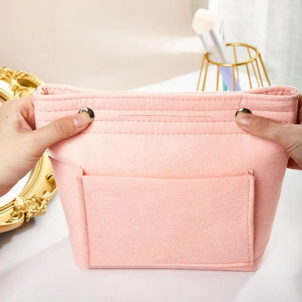 

Bag Fashion Women Handbag For Women Wash Pouch Cosmetic Cases Lipsticks Cosmetic Bag Felt Insert Bag Inner Purse Makeup Bags