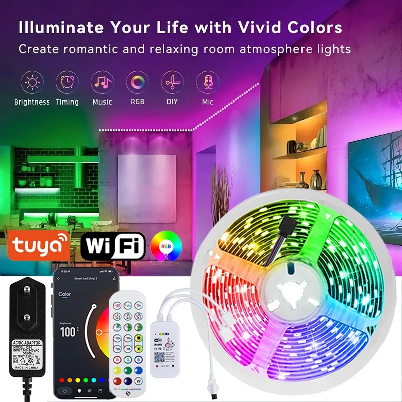 yZ[zX}[gLEDXgbvCg y RGB 5050 LEDe[vCg WiFi Bluetooth LEDCgXgbv Q NX}XCgfR[Vp
