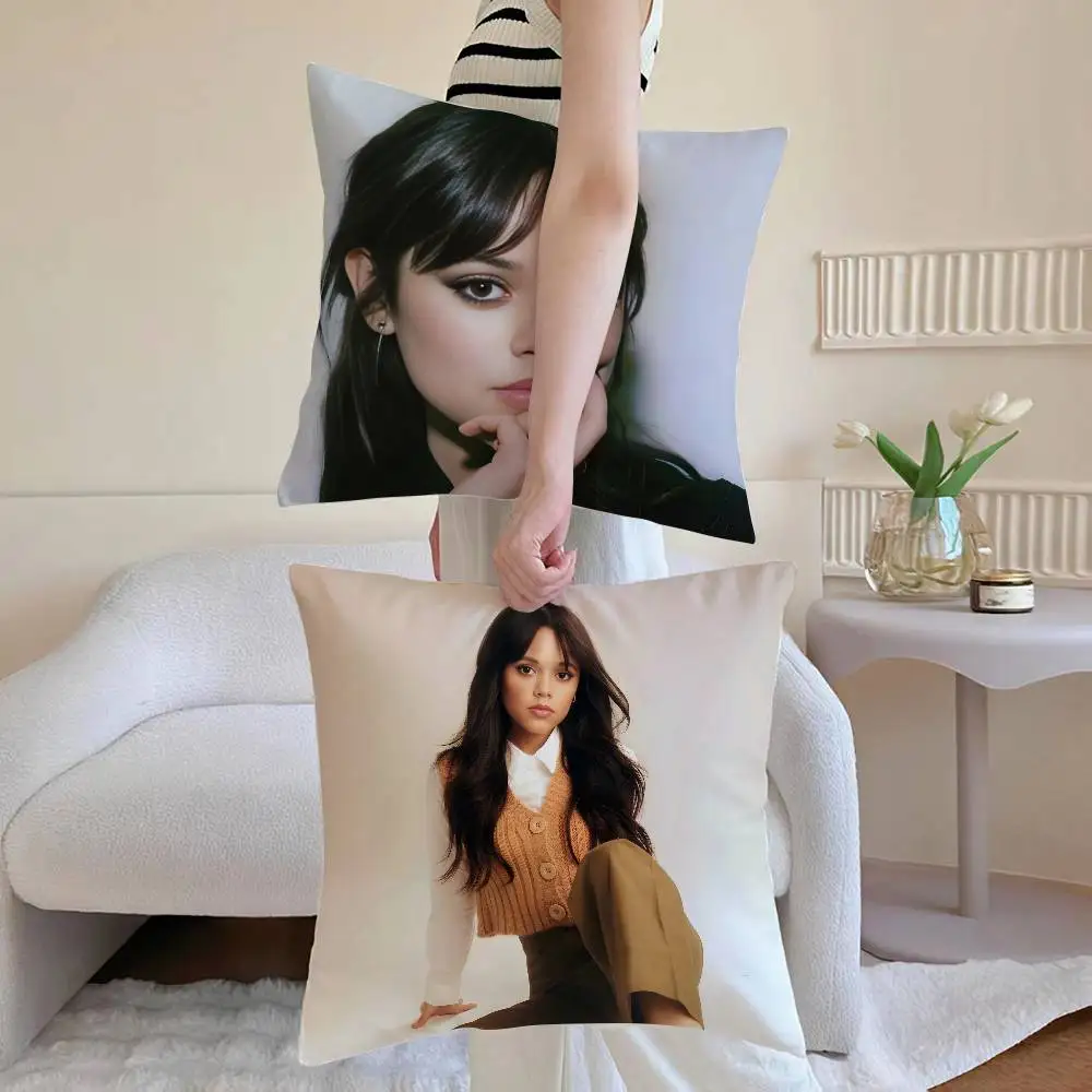 جينا O-Ortega كيس وسادة مكافحة الغبار المخدة غير مرئية سستة حريري قصير أفخم غطاء وسادة أريكة