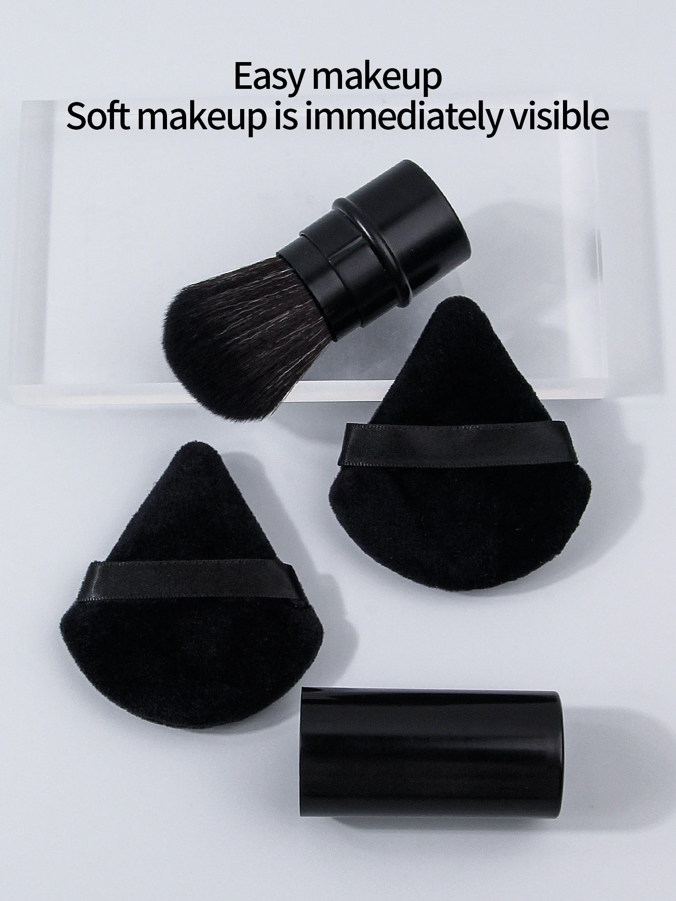 คุณภาพแบบพกพา Retractable Blush แปรง Soft Loose Powder Foundation แปรงแต่งหน้าอเนกประสงค์เครื่องมือแต่งหน้าความงาม