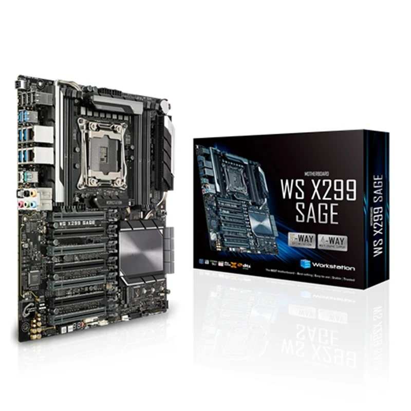 

WS X299 SAGE, материнская плата LGA2066, процессор серии X