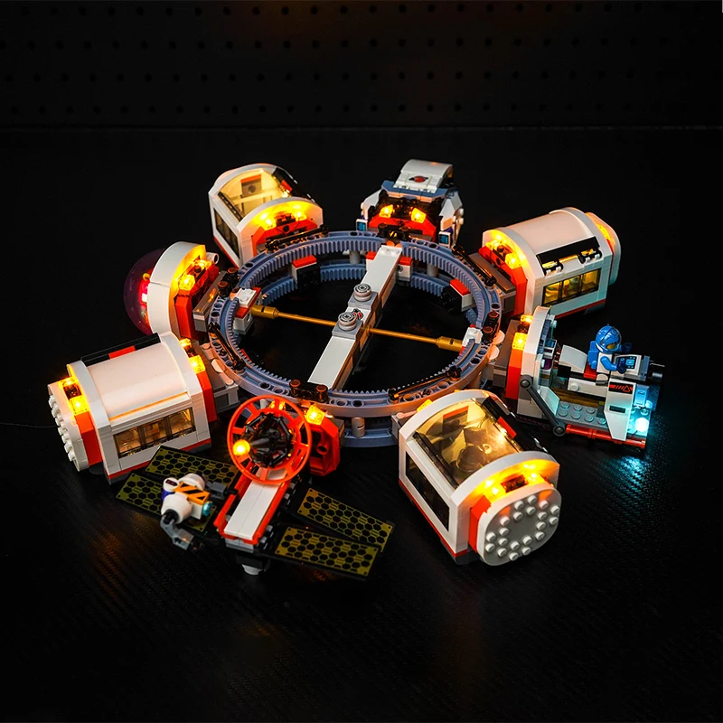 LocoLee LED light 60433 set is suitable for Modular Space Station building blocks (including lighting accessories only)