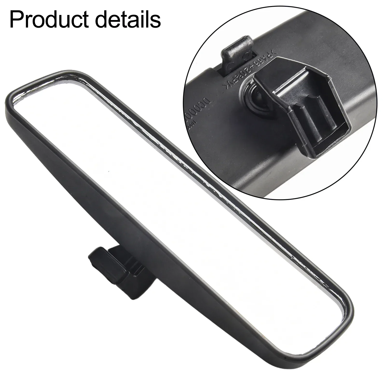 Interior Rear View Mirror For Nissan- For Micra- K12 K13 MK3- For NoteE11 2003-2015-2018 Black View Mirror Replacement Parts - view 5