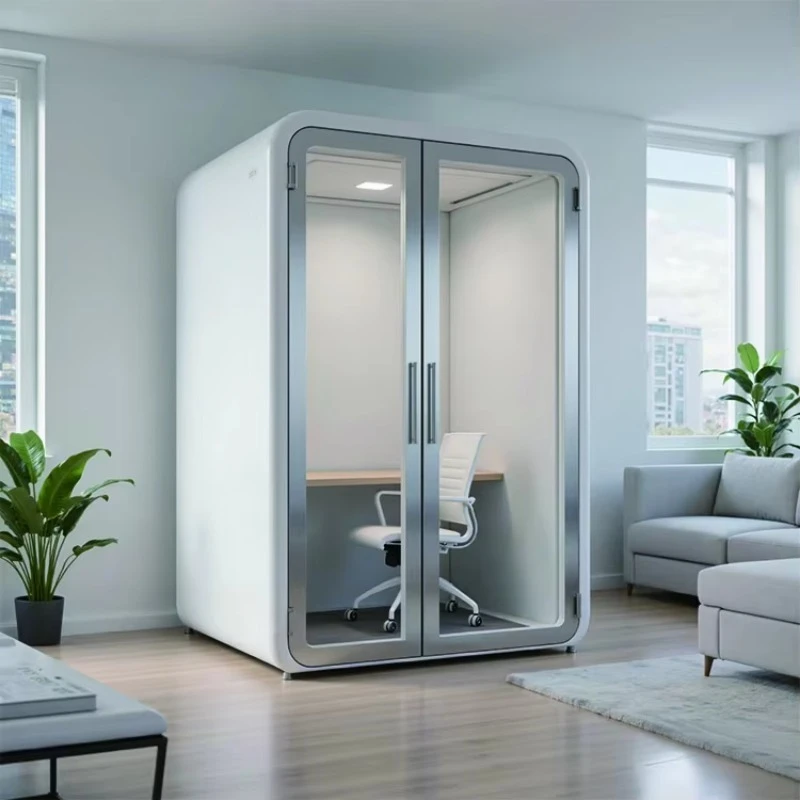 Foldable Assembled Soundproof Booth Customized Disassembly Design Portable Noise Reduction Pod for Mobile Working Outdoor