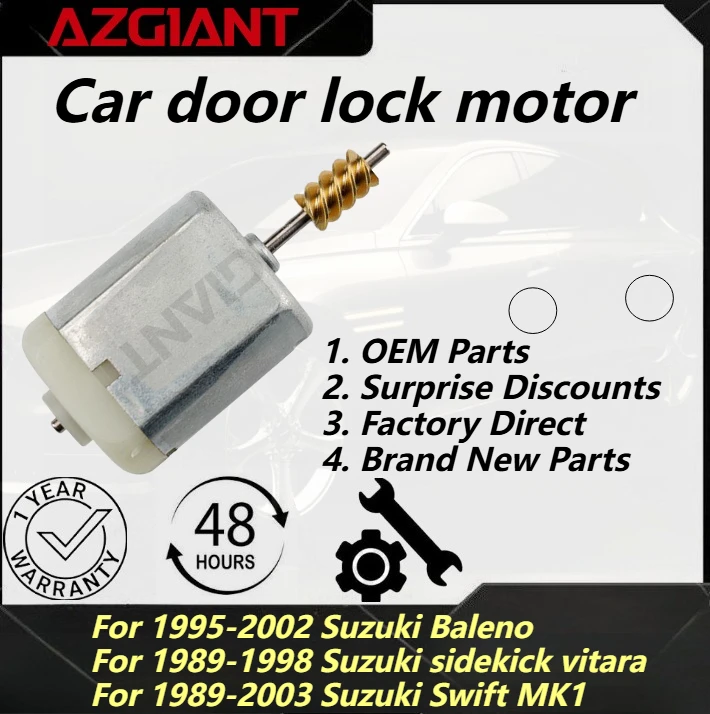 

Azgiant Car door lock motor For Suzuki Baleno 1995-2002/sidekick vitara 1989-1998/Swift MK1 1989-2003 Brand new parts OEM