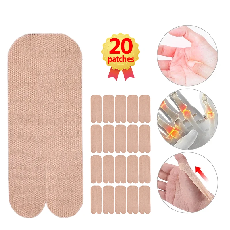 

10/20Pcs Hallux Valgus Patch Hand Wrist Corrector Protector Finger Thumb Correction Orthotics Tendon Sheath Pain Relief Stickers