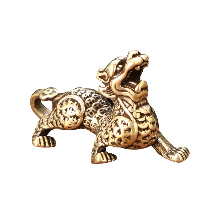 Tembaga Menguntungkan Gajah Gantungan Kunci Liontin Antik Kuningan Logam Hewan Gantungan Kunci Ornamen Gantungan Kunci Liontin Gantungan Kunci Perhiasan