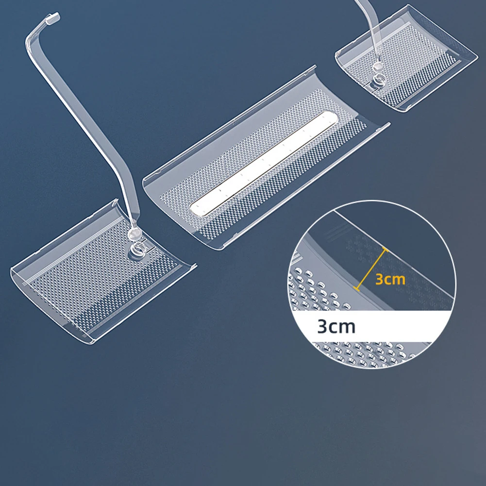 Adjustable Air Conditioner Deflector 60-100cm Transparent Plastic Windshield For Split AC Unit Cooling Heating Home Improvement