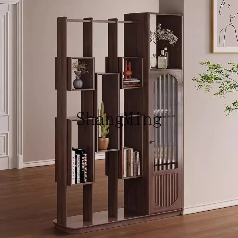 

CL Entrance Cabinet Hallway Cabinet Screen Partition Decorative Rubber Living Room Office Open Minimalist Ornament Storage Rack