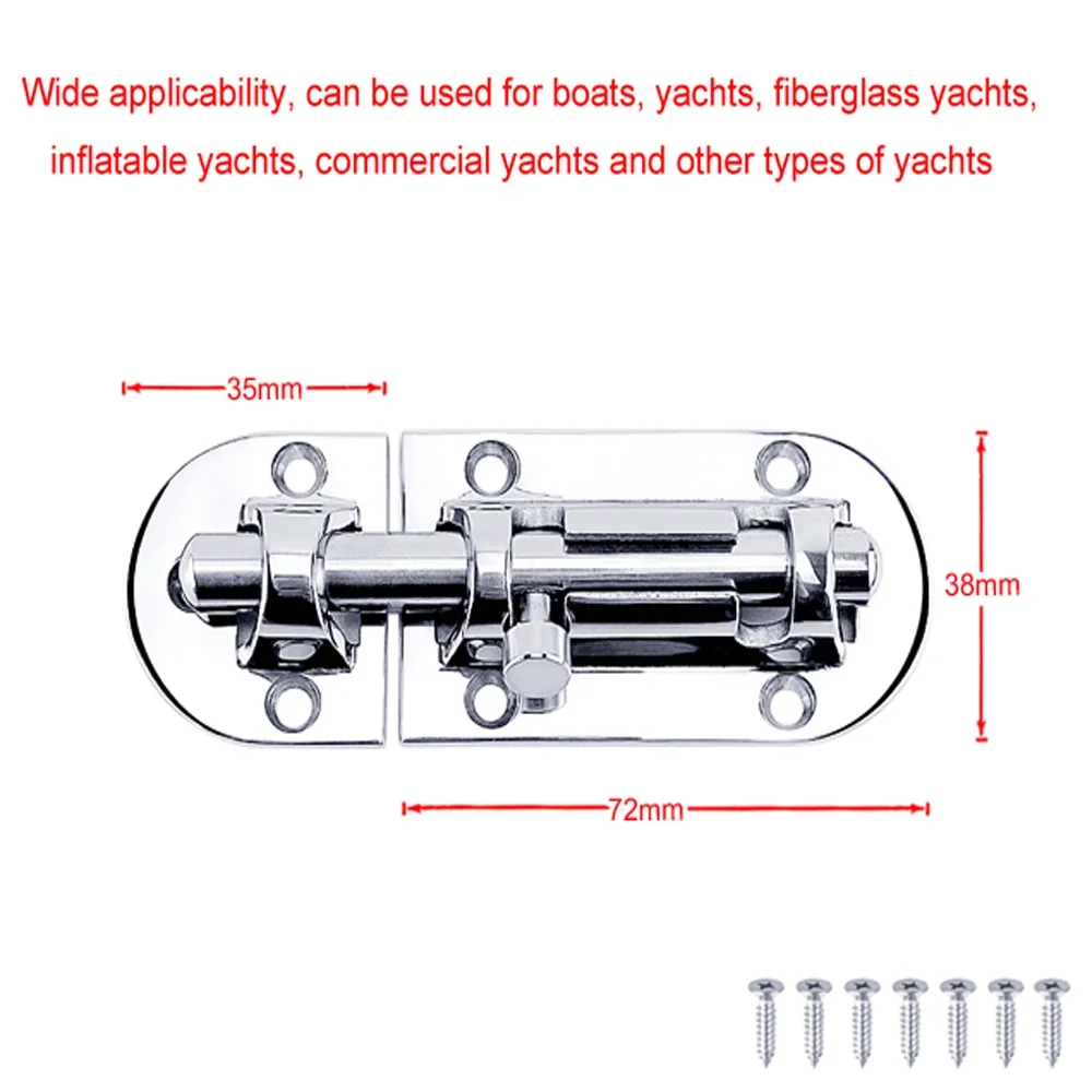 Verrou de porte d\'armoire en acier inoxydable 316, qualité Marine, pour bateau, Yacht, fenêtre, accessoires de quincaillerie