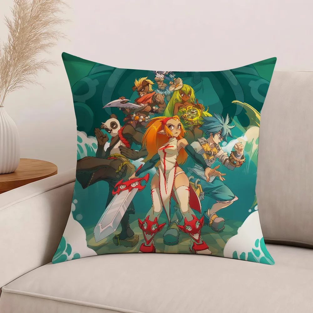 كيس وسادة كرتوني W-Wakfu وسائد مكتبية مناسبة لغطاء الوسادة المزخرف لغرفة نوم السيارة