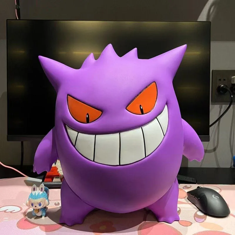 Figurine d'action Pokemon Gengar de 38cm, grande taille, modèle de poupée de collection, jouets de dessin animé, décoration de la maison, cadeaux parfaits pour les Fans