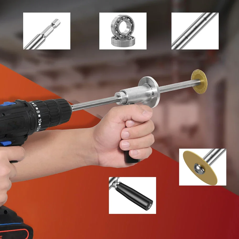 

Inside PVC Pipe Cutter Internal Plastic Pipe Cutter Stainless Steel Plumbing Inside Cutter Tool for Impact Drivers and Drills