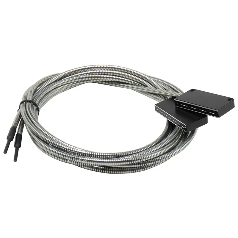 Matrix fiber sensor rectangular cross-firing blanking count detection photoelectric switching grating amplifier