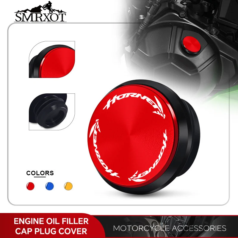 

CB750 Engine Oil Cap Bolt Cover For CB750 HORNET cb750 hornet 2023 2024 2025 Motorcycle Oil Screw Protection Cap M20*2.5