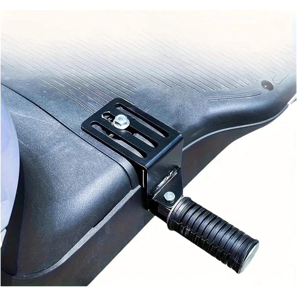 قطعتان من ألواح أرضية الدراجات النارية المعدنية القابلة للطي - دواسات الرحلات المريحة تجربة ركوب محسنة