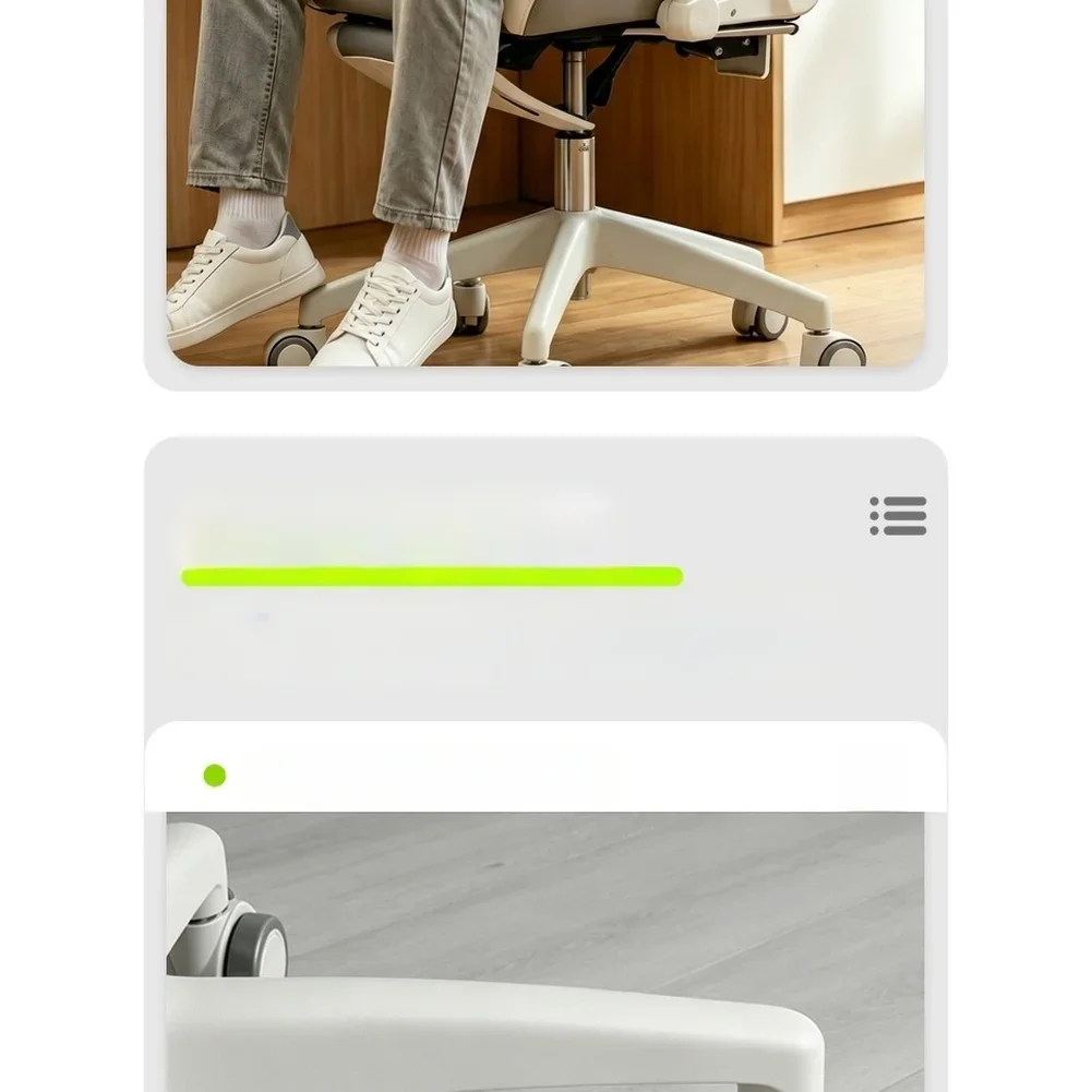 2 Inch Silent PU Caster Wheels for Children Chairs with Integrated Gravity Lock System and Full 360 Degree Swivel Capability
