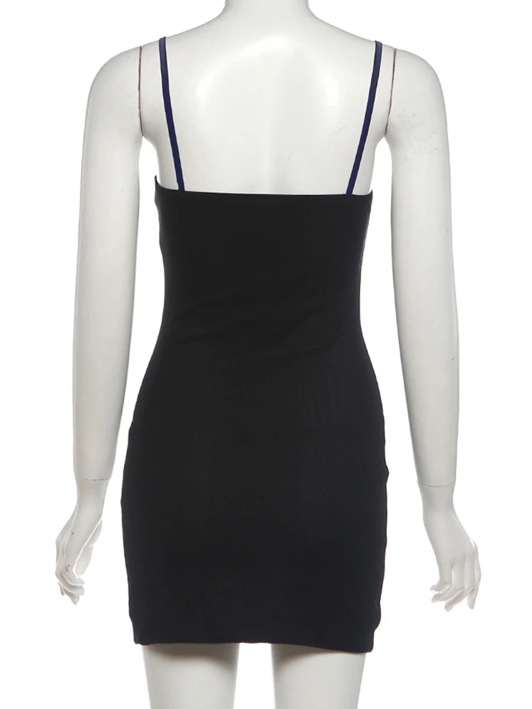 Weird Puss Blumenmuster Damenkleid Patchwork Tiefer Ausschnitt Eng Anliegend Hochelastisch Sexy Party Mitternacht Sommer Mode Mini Bodycon – Detail 9