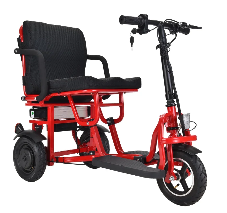 Easy To Operate Safety Mobility Electric Scooter Eu Warehouse Folding Mobility Scooter For Elderly