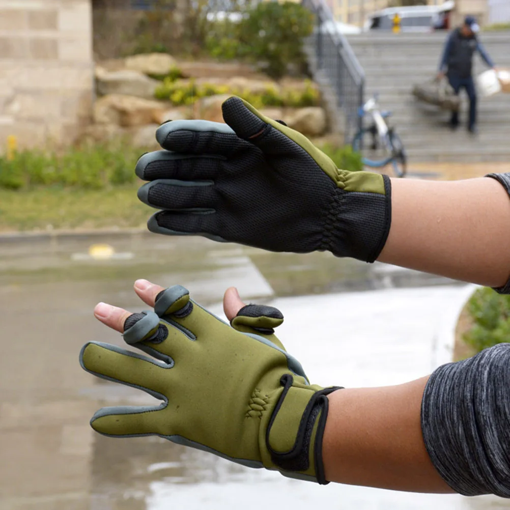 Fishing Gloves Xl G… - image