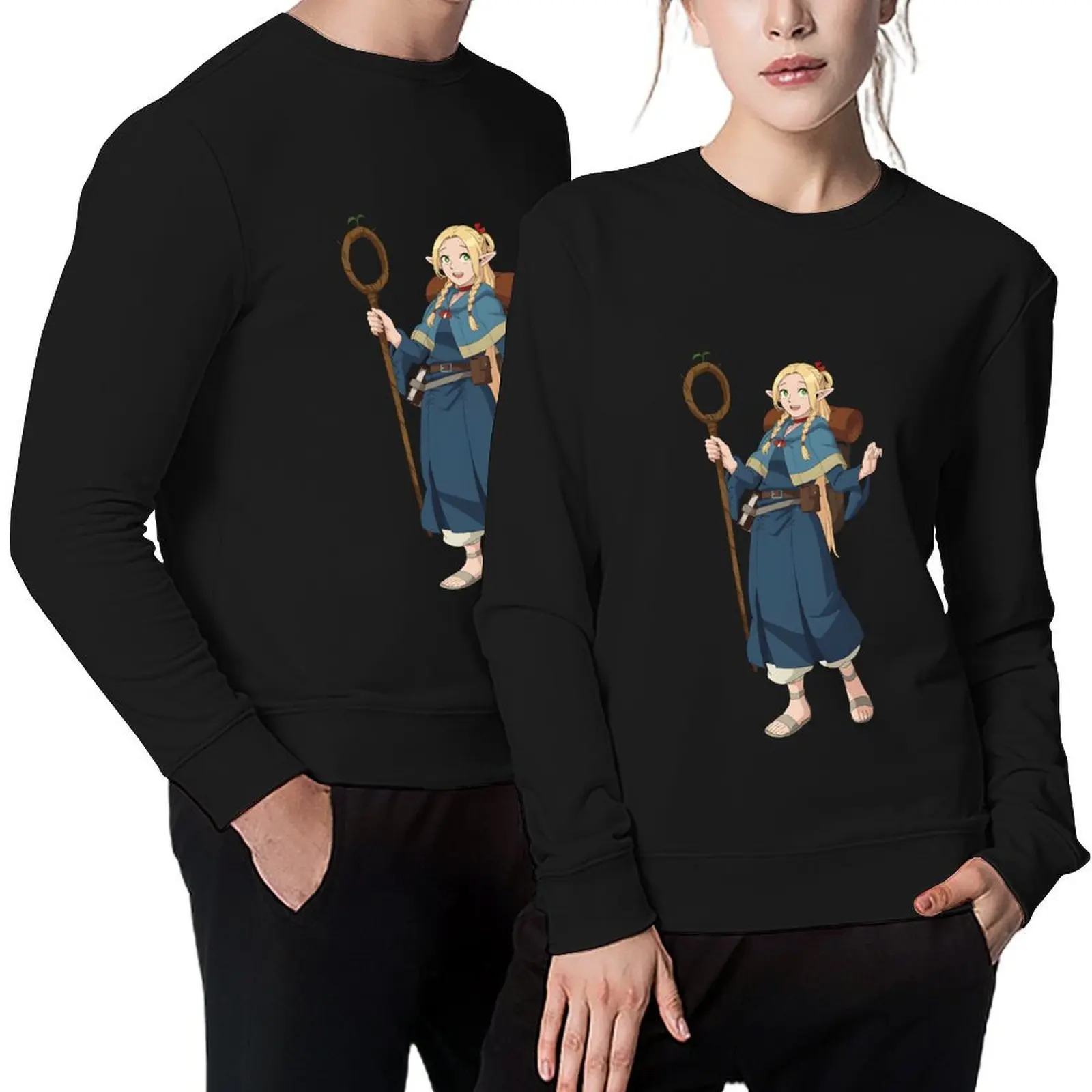 

Delicious in Dungeon - Dungeon Marcille Pullover japanese style autumn jacket men autumn clothes men clothing new in sweatshirts