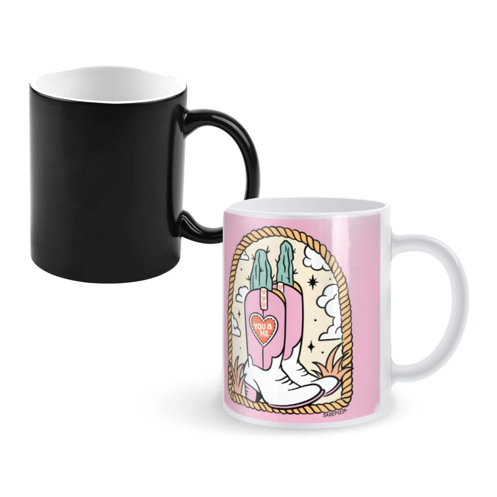 

You MeCoffee Mugs And Mug Creative Color Change Tea Cup Ceramic Milk Cups Novelty Gifts